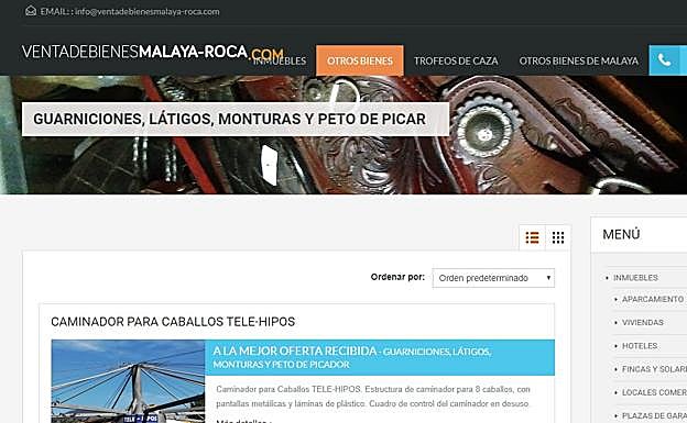 Autorizan vender faroles de coches de caballo y una guarnición intervenidos en el caso 'Malaya'