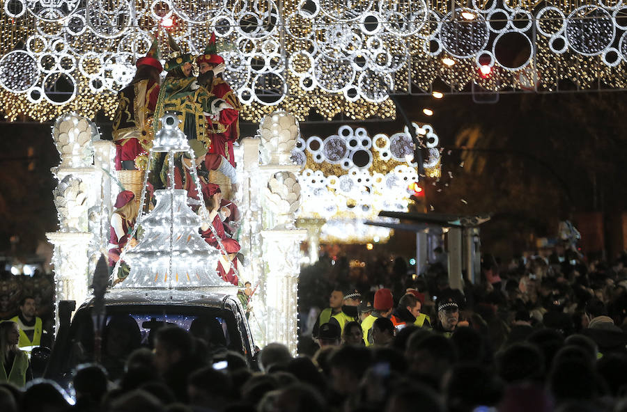 Fotos: Las mejores imágenes de la Cabalgata de los Reyes Magos de Málaga 2019