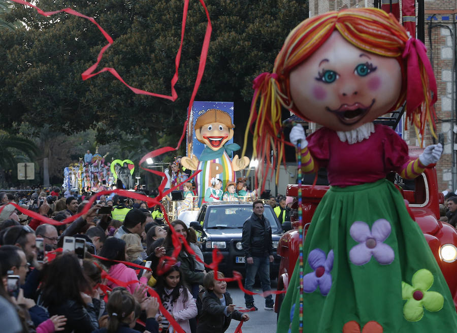 Fotos: Las mejores imágenes de la Cabalgata de los Reyes Magos de Málaga 2019