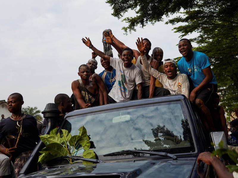 Horas antes del anuncio de la victoria del opositor Félix Tshisekedi, grupos de activistas animaron a tomar las calles ante el temor de una falta de «verdad» en las urnas