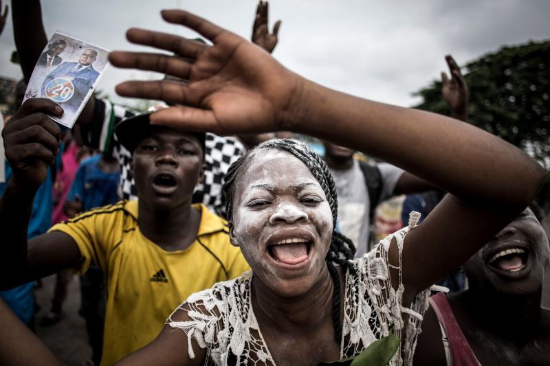 Horas antes del anuncio de la victoria del opositor Félix Tshisekedi, grupos de activistas animaron a tomar las calles ante el temor de una falta de «verdad» en las urnas