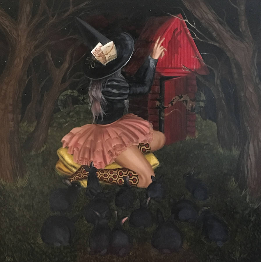 La artista malagueña estrena en San Telmo una muestra con una docena de obras cargadas de referencias literarias