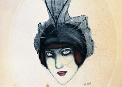 Imagen secundaria 1 - Arriba, Museo Ruso. 'Cénit' (1913), obra de Sonia Delaunay, perteneciente a la Colección Gmurzynska, figura entre los grandes reclamos de la programación. Abajo, a la izquierda, Museo Carmen Thyssen. 'Le chapeau en tulle' (c. 1909), de Xavier Gosé y procedente del Museo de Arte Jaume Morera. A la derecha, Museo Picasso Málaga. 'Olga pensativa' (1923) llegará procedente del Museo Picasso de París. 