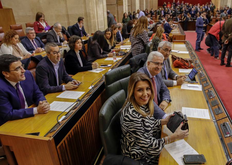 Otro de los momentos del debate de investidura.