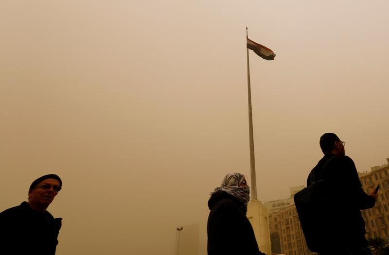 El suceso ha dejado unas imágenes muy llamativas en la capital egipcia