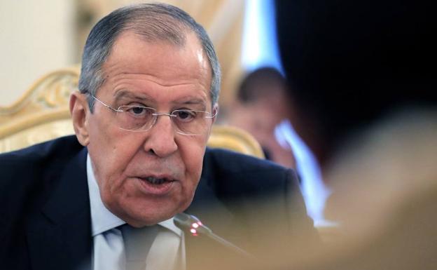 El ministro de Exteriores ruso, Serguéi Lavrov.