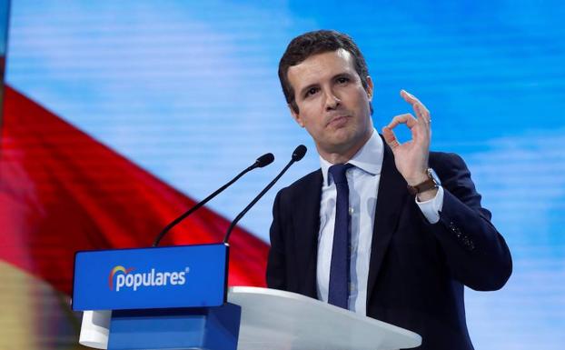 Pablo Casado, presidente del Partido Popular.