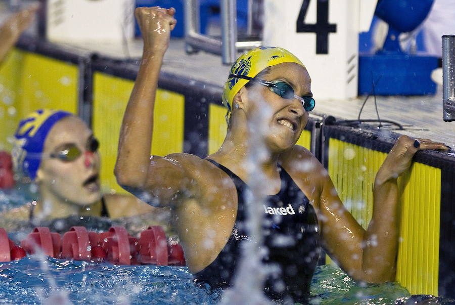 2012. Uno de los momentos más especiales de su carrera, la mínima olímpica que logró en Málaga. 