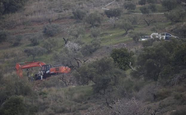 Trabajos durante el operativo de rescate del pequeño Julen. 