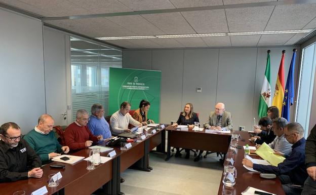 Reunión de la consejera con representantes del sector. 