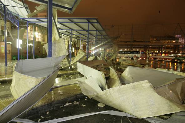 Ocurrió un 1 de febrero de 2009. Este fenómeno asustó a este barrio malagueño