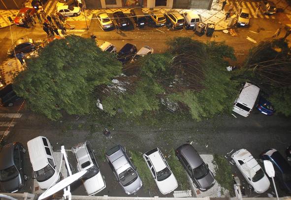Ocurrió un 1 de febrero de 2009. Este fenómeno asustó a este barrio malagueño