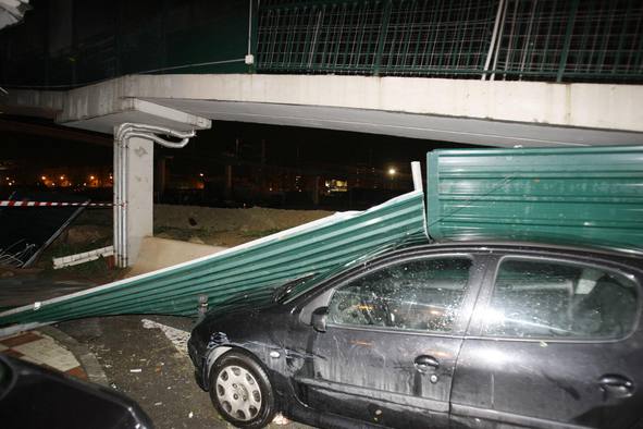 Ocurrió un 1 de febrero de 2009. Este fenómeno asustó a este barrio malagueño