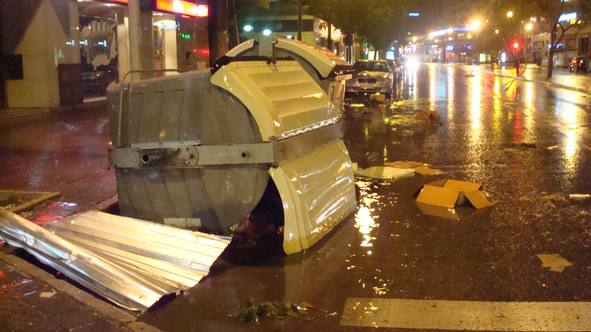 Ocurrió un 1 de febrero de 2009. Este fenómeno asustó a este barrio malagueño