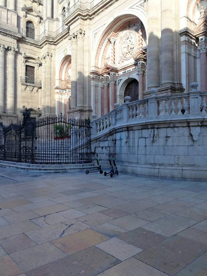 El auge de este fenómeno deja imágenes como estas en lugares céntricos de la capital