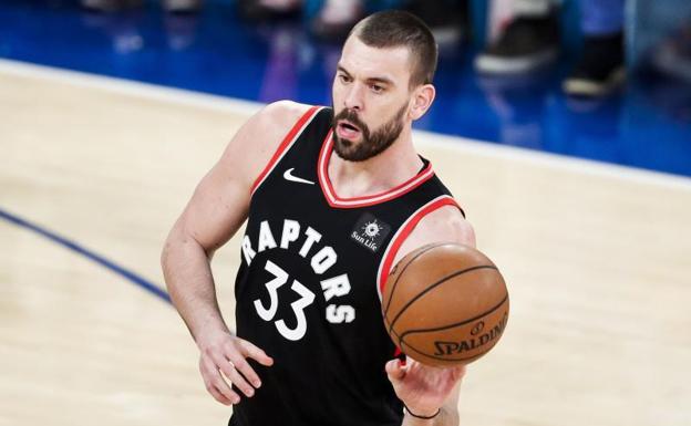 Marc Gasol, durante el partido. 