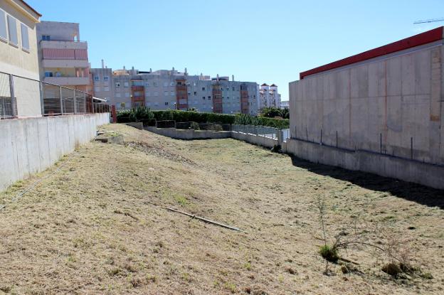 Parcela en la que se ubicará el huerto. 