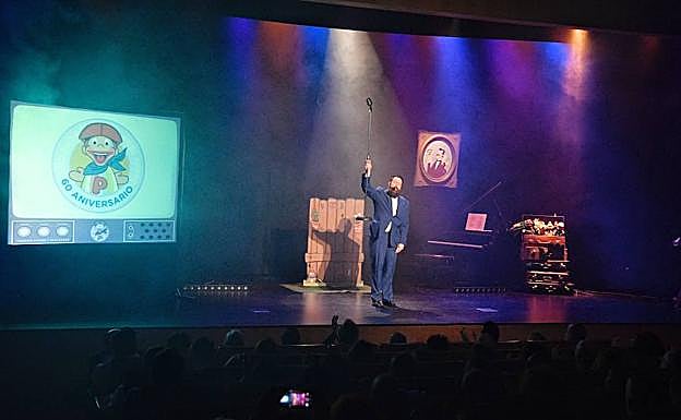 Un momento del espectáculo. 