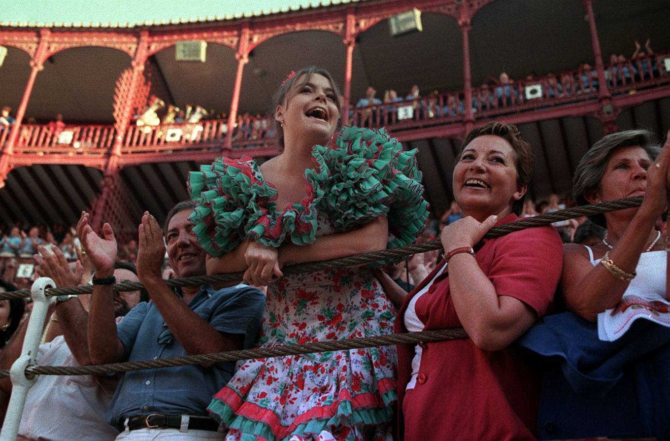 1999. En la plaza de toros de la Malagueta.