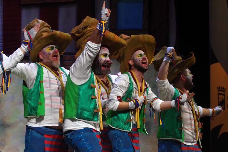 Tercer premio en comparsa: 'Los fabulosos'.