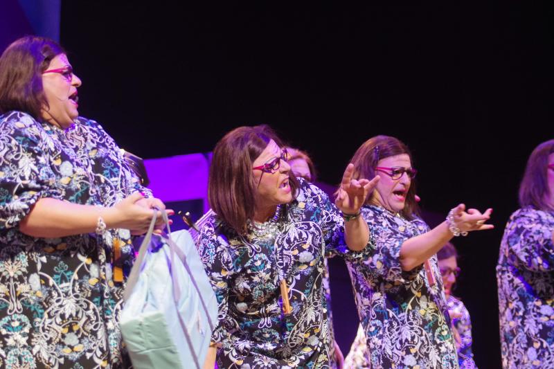 Quinto premio en murga: 'Ya está aquí el nublao''.