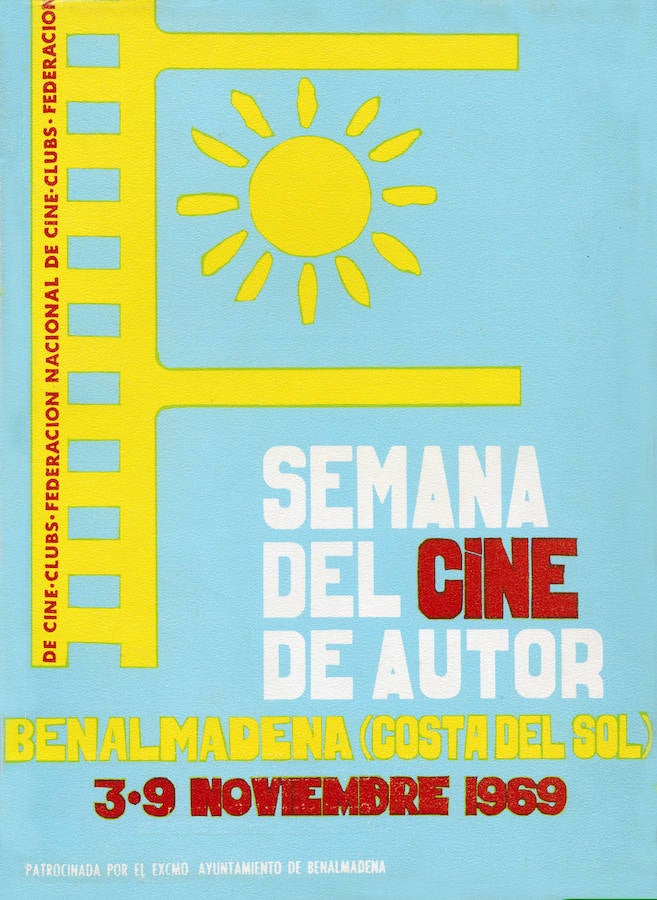 1969. Cartel Semana Internacional de Cine de Autor Benalmádena