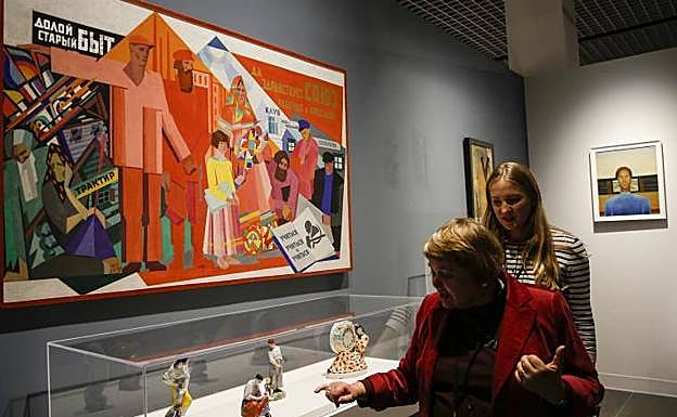 Piezas de la exposición. 