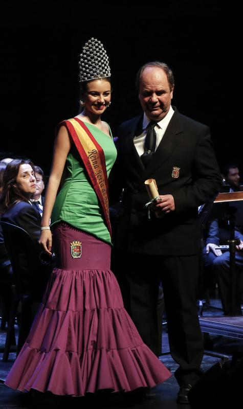 Actuaciones de pandas de verdiales y de copla española en el acto organizado por la Federación de Peñas La Alcazaba