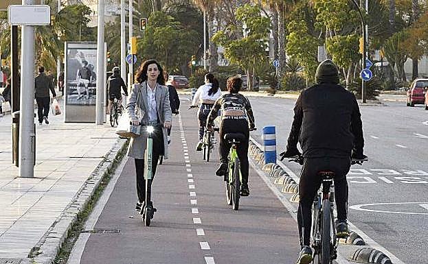 Málaga, única provincia donde la Junta no hizo ningún carril bici en los últimos años