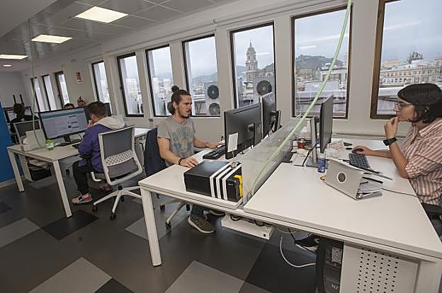 Oficinas de Uptodown, que se cambió de ubicación para poder ampliar su plantilla. :: francis silva