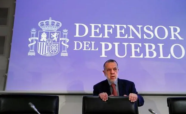 El defensor del Pueblo en funciones, Francisco Fernández Marugán. 