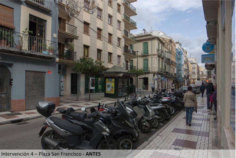 Recreaciones de cómo quedará la renovación de zonas de Carretería y Álamos, así como el entorno del la plaza de San Francisco.