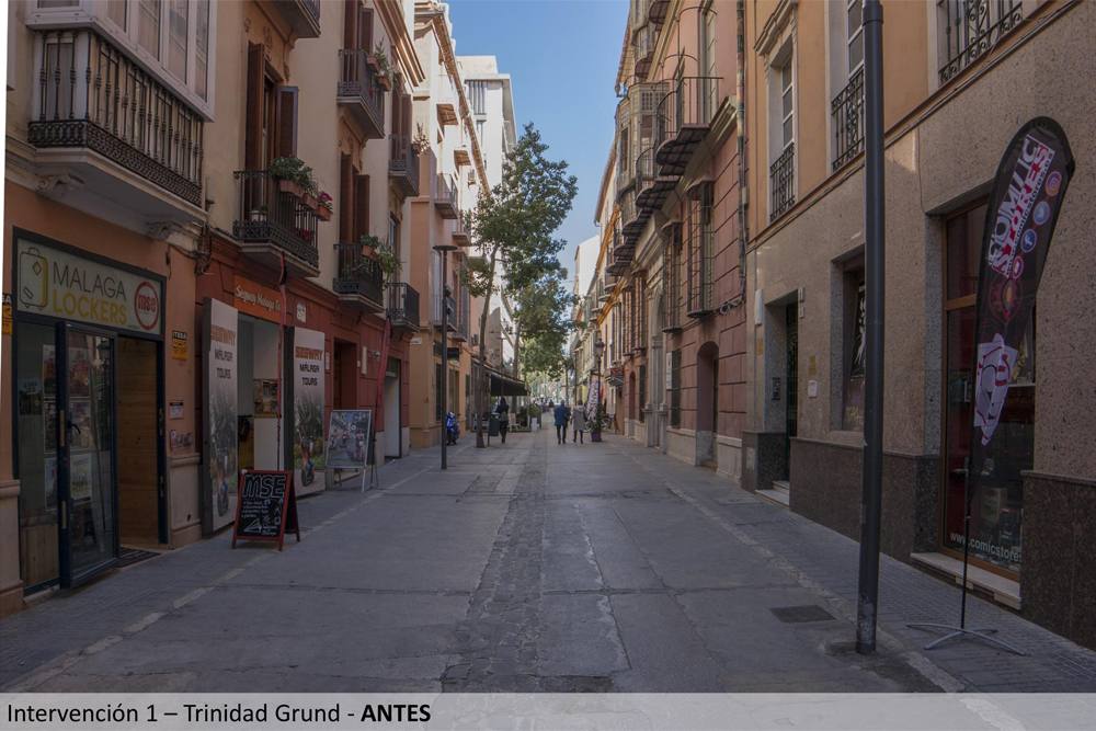Recreaciones de cómo quedará la renovación de zonas de Carretería y Álamos, así como el entorno del la plaza de San Francisco.