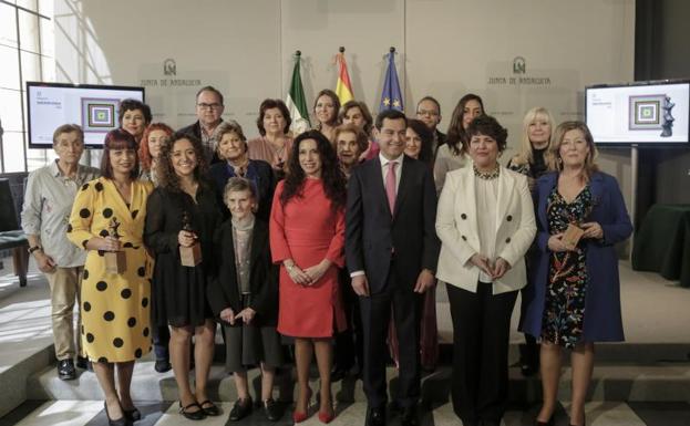 Moreno ha presidido hoy la entrega de los Premios Meridiana.