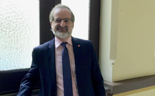 Gonzalo Sichar, en los pasillos del Ayuntamiento.