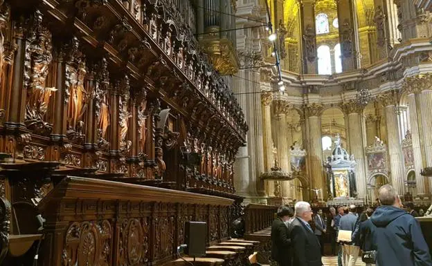 Pedro de Mena empleó dos años en crear la sillería del coro de la Catedral de Málaga.