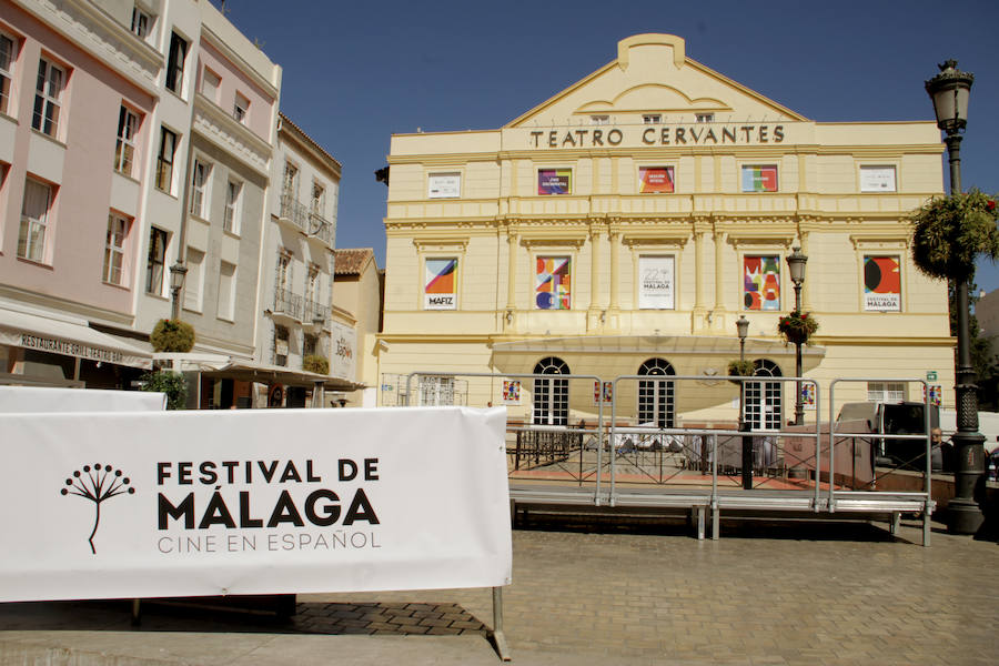 Málaga ultima los detalles para lucir de cine con motivo del Festival de Málaga que se celebrará del 15 al 24 de marzo. 