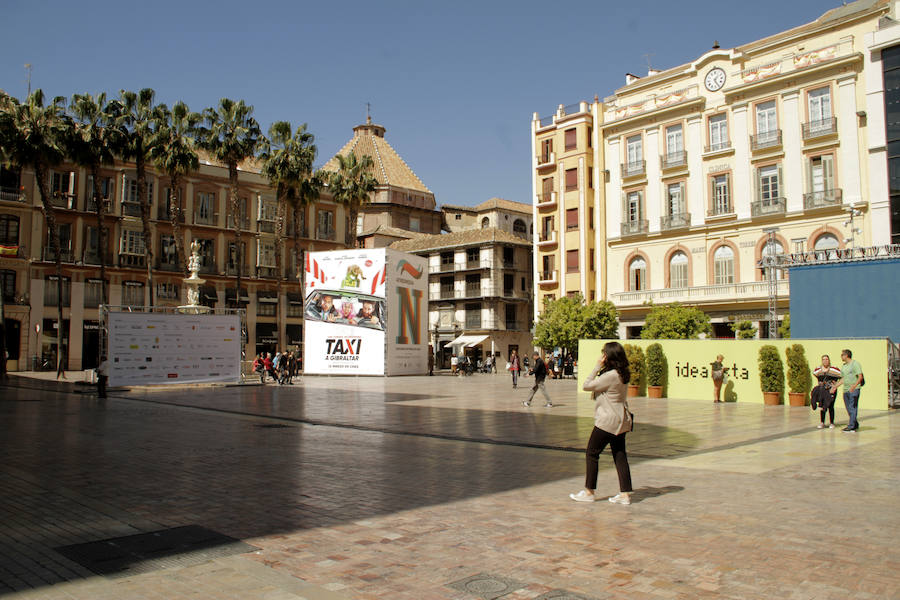 Málaga ultima los detalles para lucir de cine con motivo del Festival de Málaga que se celebrará del 15 al 24 de marzo. 