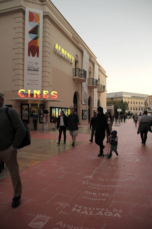 Málaga ultima los detalles para lucir de cine con motivo del Festival de Málaga que se celebrará del 15 al 24 de marzo. 