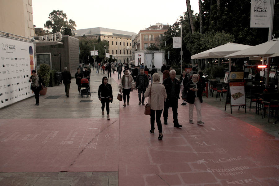 Málaga ultima los detalles para lucir de cine con motivo del Festival de Málaga que se celebrará del 15 al 24 de marzo. 