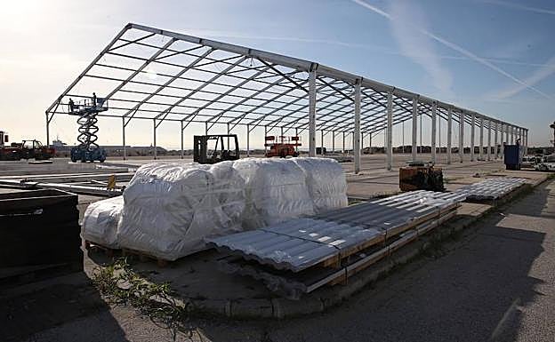 Imagen de archivo de un silo.