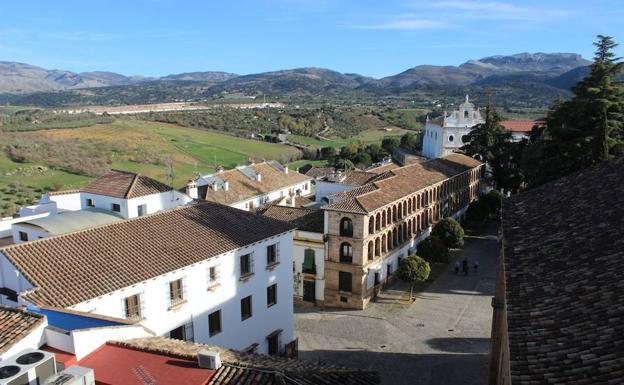 Vista del Ayuntamiento. 