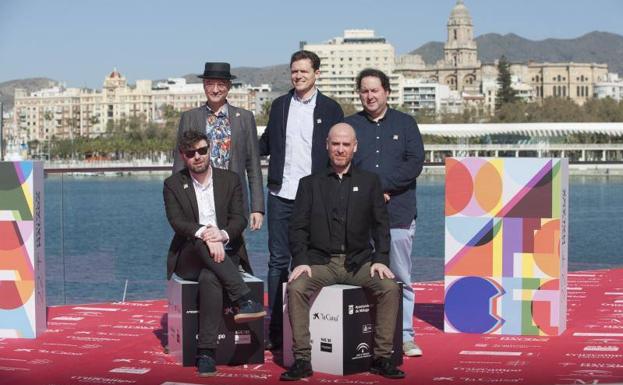 Parte del equipo de 'Buñuel en el laberinto de las tortugas'.