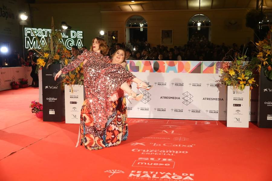 El cine en español se da cita estos días en Málaga. Así está siendo la alfombra del certamen.