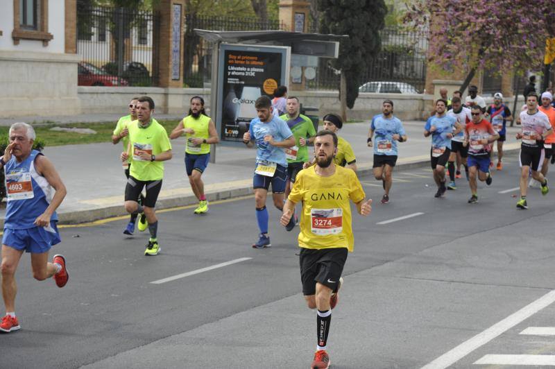 Más de 7.500 corredores participan en la 29ª edición de la Media Maratón Ciudad de Málaga.