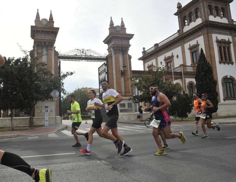 Más de 7.500 corredores participan en la 29ª edición de la Media Maratón Ciudad de Málaga.