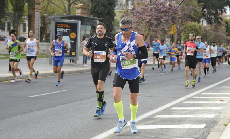 Más de 7.500 corredores participan en la 29ª edición de la Media Maratón Ciudad de Málaga.