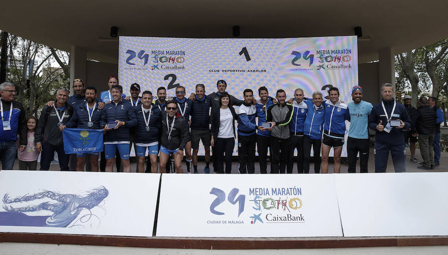 Más de 7.500 corredores participan en la 29ª edición de la Media Maratón Ciudad de Málaga.