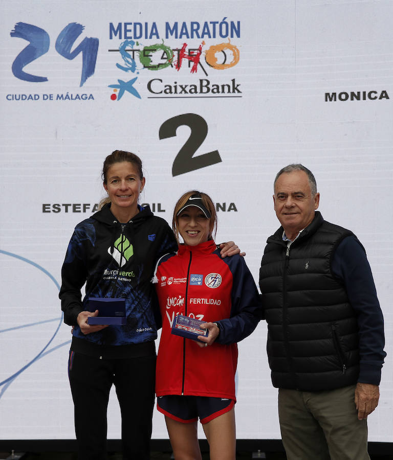 Master 40 femenino, Joanne Barfoot y Mónica Ballesteros.