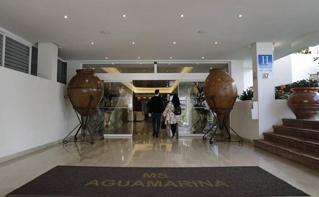 La cadena MS ha terminado esta temporada baja las obras para modernizar el hotel Aguamarina. 